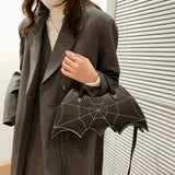 Retro Punk Style Crossbody Purse Zipper Shoulder Bag