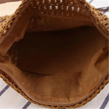 Japanese Style Straw Woven Bag All-match Vacation Shoulderbag