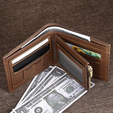 Personalized Monogram Initial Mens Wallet Engraving Name Purse