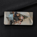 Personalized Picture Zipper Long Wallet Clutch Bag