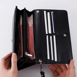 Personalized Picture Zipper Long Wallet Clutch Bag