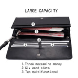 Personalized Picture Zipper Long Wallet Clutch Bag