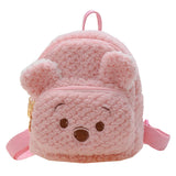 Personalized Plush Bear Backpack for Kids, Small Cartoon Mini Schoolbag