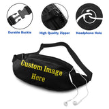 Waist Bag Fanny Pack Women Belt Bags Print Letter Chest Packs Hip Hop Package