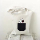 Canvas Women's Shoulder Bag, All-match Canvas Bag, Female Student Light Book Bag