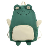 Frog Duck Backpack Women Schoolbag Teenage Girls Back Pack Nylon School Backpack
