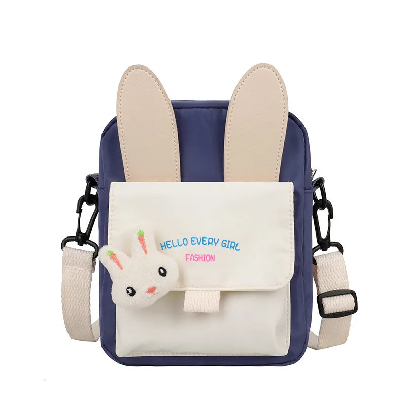 Cartoon Rabbit Messenger Bag for Women Girl Crossbody Shoulder Bag