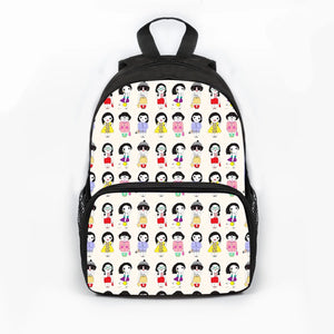 Cartoon Student Backpack Large Capacity Polyester School Students Should