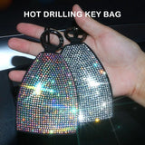 Hot Drilled PU Leather Key Bag for Car Key - Key Holder Case