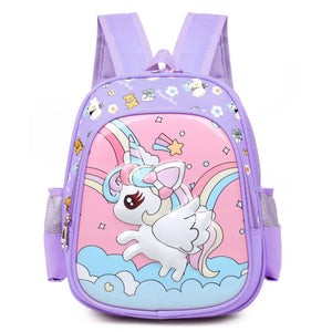 Dinosaur Cartoon Kindergarten Bag for Girls Boys Kids Backpacks Unicorn