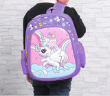 Dinosaur Cartoon Kindergarten Bag for Girls Boys Kids Backpacks Unicorn