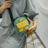 Canvas Girl Messenger Bag Shoulder Bag for Women