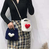 Handwoven Shoulder Bag Sling Bags For Women DIY Material