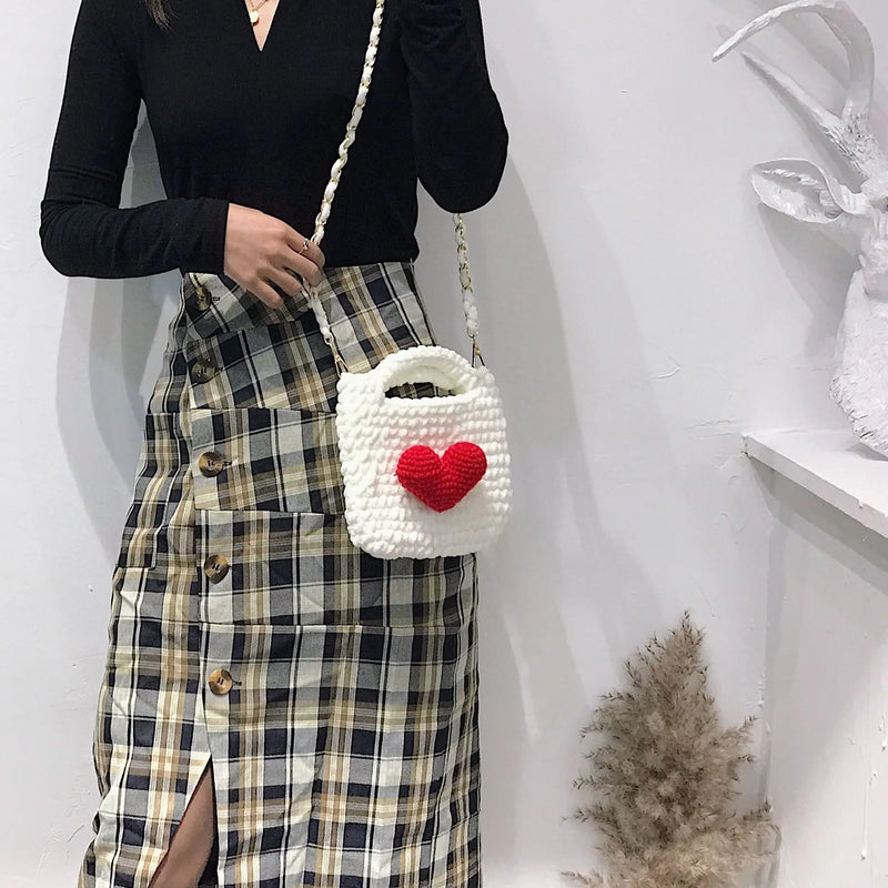 Handwoven Shoulder Bag Sling Bags For Women DIY Material