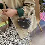 Embroidery Heart Shape Crossbody Lace Shoulder Bag