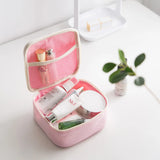 Sanitary Napkins Package Organizer Bag Striped Cosmetic Travel Storage