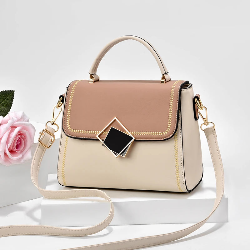 Ladies PU Handbag Small Square Bag