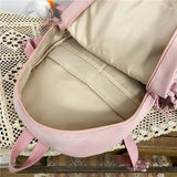 Women Large Capacity Backpack Waterproof Nylon Female Schoolbag College