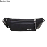 Waterproof Cycling Sports Waist Bag Fitness Running Shoulder Purse Gym Fanny Pac