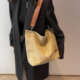 Daily Tote Soft Women Canvas Capacity Shopping Multifunction Handbag
