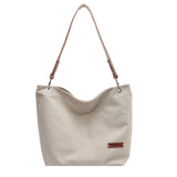 Daily Tote Soft Women Canvas Capacity Shopping Multifunction Handbag