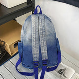 Denim Women Backpack Retro Travel Bagpack Large Capacity Bookbag