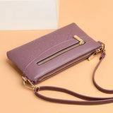 Women Envelope Bag PU Leather Card Phone Money Bag for Female Messenger