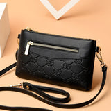 Women Envelope Bag PU Leather Card Phone Money Bag for Female Messenger