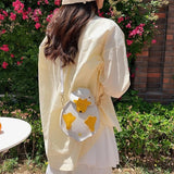Cartoon Duck Shoulder Bag Small Crossbody Women Messenger Purses