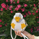 Cartoon Duck Shoulder Bag Small Crossbody Women Messenger Purses
