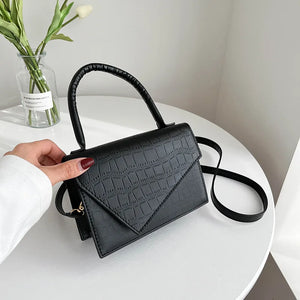 Solid Pu Leather Crossbody Bags For Women Small Flap Handbags