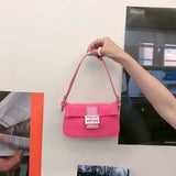 Dirty Pink Nubuck Mini Shoulder Bag for Women