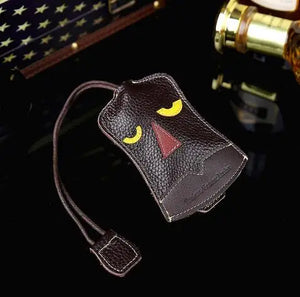 Leather Cartoon Key Wallet Key Storage Bag For Car
