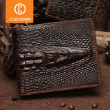 Men's Leather Wallet Long Cowskin Money Bag PJ012