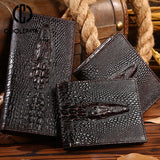 Men's Leather Wallet Long Cowskin Money Bag PJ012