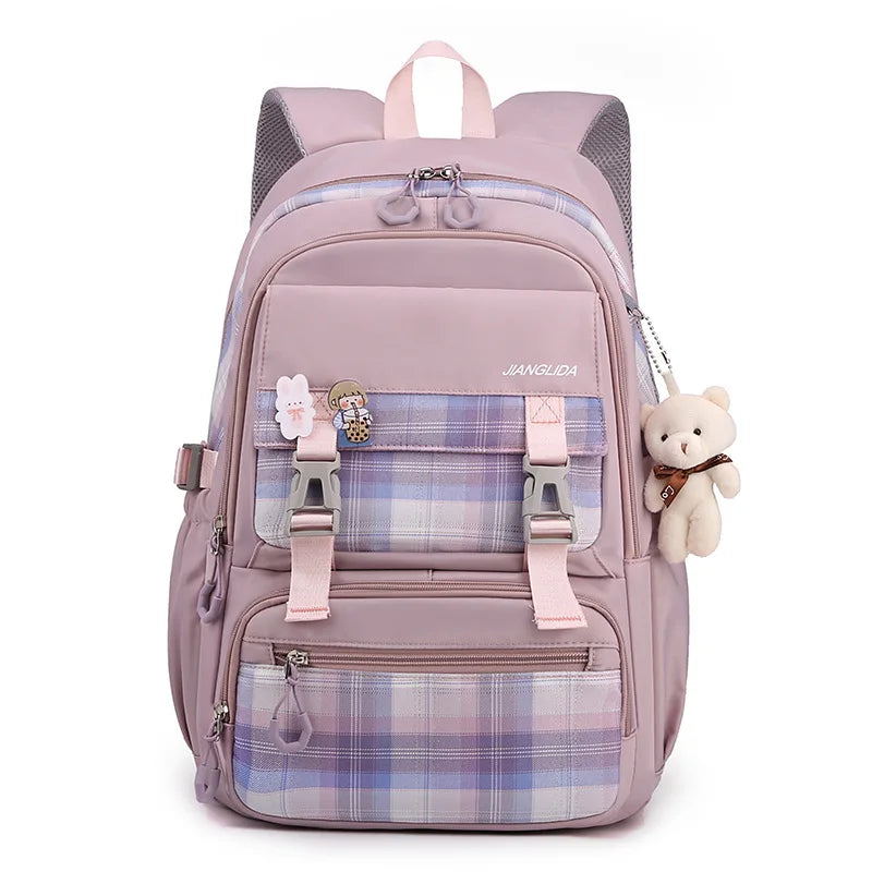 Junior High School Students' Schoolbags College High-capacity Shoulder Bags