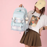 Junior High School Students' Schoolbags College High-capacity Shoulder Bags