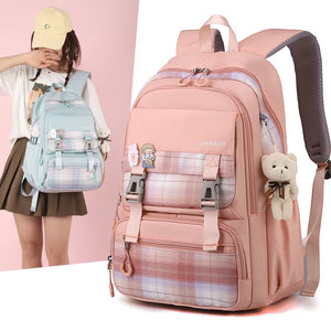 Junior High School Students' Schoolbags College High-capacity Shoulder Bags