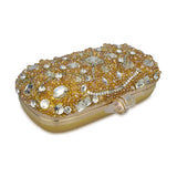 Women's Sequined Evening Bag Beaded Floral Messenger Clutch Chain