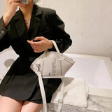 Large Capacity Canvas Tote Bag Casual Women Shoulder Bags