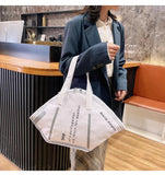 Large Capacity Canvas Tote Bag Casual Women Shoulder Bags