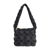 Winter Women's Nylon Pleated Clouds Shoulder Handbag & Purse