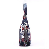 Women Elephant Print Shoulder Bag Cotton Messenger Crossbody Bag