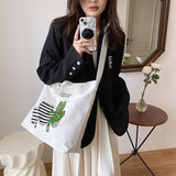 Canvas Shoulder Bag Shopping Bags Handbags Tote for Girls B470
