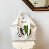 Canvas Shoulder Bag Shopping Bags Handbags Tote for Girls B470