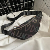 Women Monogram Fanny Pack Crossbody Cell Phone Purse Wallet