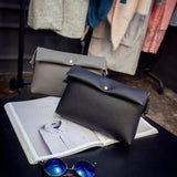 Women Handbag Hasp Shoulder&Crossbody Bags PU Leather Soft Female Clutches Solid