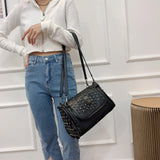 Women Shoulder Bag Punk Skull Tote Purse Top-handle Purses