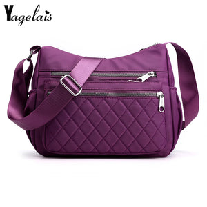 Plaid Sport Polyester Shoulder Bag Crossbody Bags