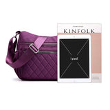 Plaid Sport Polyester Shoulder Bag Crossbody Bags
